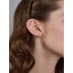 Boho Style Silver Amber Ear Cuff The Palazzo, image , picture 3