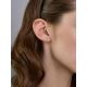 Horn Motif Rose Plated Silver Ear Cuff The Liquid, image , picture 3