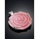 Charming Rose Motif Oyster Shell Pendant, image , picture 2