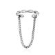 Stylish Silver Chain Ear Cuff The ICONIC, image 