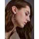 Refined Gilded Silver Chain Earrings With Natural Amber The Palazzo, image , picture 3