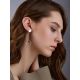 Stylish Silver Chain Earrings With Amber The Palazzo, image , picture 4
