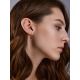 Gilded Silver Hoop Earrings With Amber Dangles The Palazzo, image , picture 3