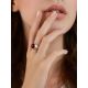 Stylish Silver Ring With Red Amber The Sangria, Ring Size: 8 / 18, image , picture 4