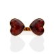 Cute Amber Heart Ring, Ring Size: 4 / 15, image , picture 4
