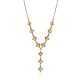 Gorgeous Natural Amber Necklace In Sterling Silver, Length: 46, image 
