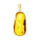 Fabulous Gilded Silver Amber Pendant The Clio, image 