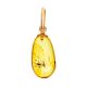 Tiny Lustrous Amber With Fossil Insect Pendant The Clio, image 