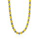 Stunning Amber And Silver Ball Beaded Necklace The Goddes, image 