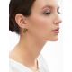 Bold Green Amber Earrings In Gold-Plated Silver The Tropicana, image , picture 3