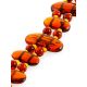 Boho Chic Style Amber Choker Necklace, image , picture 5