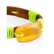 Colorful Leather Slider Bracelet With Amber, image , picture 4