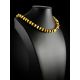 Two Tone Amber Beaded Necklace, image , picture 2
