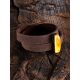 Stylish Leather Bracelet With Amber And Wood, image , picture 3