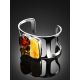Bold Amber Cuff Bracelet The Bella Terra, image , picture 2