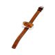 Ethnic Style Leather Bracelet With Cognac Colored Amber, image , picture 3