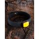 Boho Chic Dark Leather Bracelet With Amber And Wood, image , picture 3