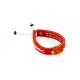 Surfer Aesthetic Leather Slider Bracelet With Amber, image , picture 3