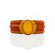 Boho Chic Leather And Amber Bracelet, image , picture 3