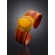 Boho Chic Leather And Amber Bracelet, image , picture 2