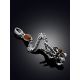 Silver Dragon Pendant With Amber, image , picture 2