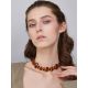 Boho Chic Style Amber Choker Necklace, image , picture 3