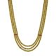 Multilayer Amber Beaded Necklace, image 