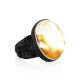 Exclusive Amber In Leather Ring, Ring Size: Adjustable, image 