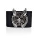 Rock Style Leather Bracelet With Owl Motif Detail, image 