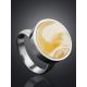 Minimalist Design Amber Ring The Palazzo, Ring Size: Adjustable, image , picture 2