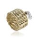 Minimalist Design Metallic Beaded Ring The Link, Ring Size: 8 / 18, image 