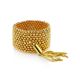 Gold Colored Beaded Ring With Tassel The Link, Ring Size: 10 / 20, image , picture 3