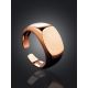 Rose Gold Plated Statement Signet Ring The ICONIC, Ring Size: Adjustable, image , picture 2