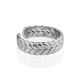 Textured Silver Band Ring The Liquid, Ring Size: Adjustable, image , picture 6