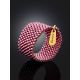 Cute Pink Colored Beaded Ring The Link, Ring Size: 10 / 20, image , picture 2