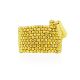 Stunning Golden Colored Beaded Ring The Link, Ring Size: 8 / 18, image , picture 3