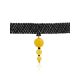 Designer Beaded Choker With Amber Pendant The Link, image 