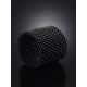 Wide Black Beaded Ring The Link, Ring Size: 5 / 15.5, image , picture 2