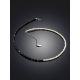 Black And White Choker With Pearl And Spinel The Link, image , picture 2