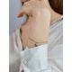 Chain Bracelet With Luminous Amber Charm, Length: 17, image , picture 3