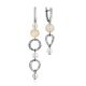 Mismatched Faux Pearl Dangle Earrings, image 