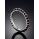 Shimmering Garnet Infinity Ring, Ring Size: 9 / 19, image , picture 2