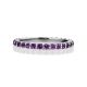 Trendy 32 Amethysts Infinity Ring, Ring Size: 8.5 / 18.5, image , picture 4