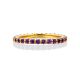 Shimmering Amethyst Infinity Ring, Ring Size: 8.5 / 18.5, image , picture 4