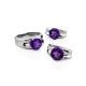 Wide Band Amethyst Ring, Ring Size: 6 / 16.5, image , picture 5