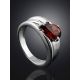 Lustrous Pear Cut Garnet Ring, Ring Size: 8 / 18, image , picture 2