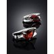 Lustrous Pear Cut Garnet Earrings, image , picture 2