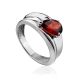 Lustrous Pear Cut Garnet Ring, Ring Size: 7 / 17.5, image 