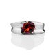 Lustrous Pear Cut Garnet Ring, Ring Size: 7 / 17.5, image , picture 4
