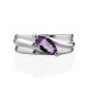 Lilac Marquise Cut Amethyst Ring, Ring Size: 6 / 16.5, image , picture 4